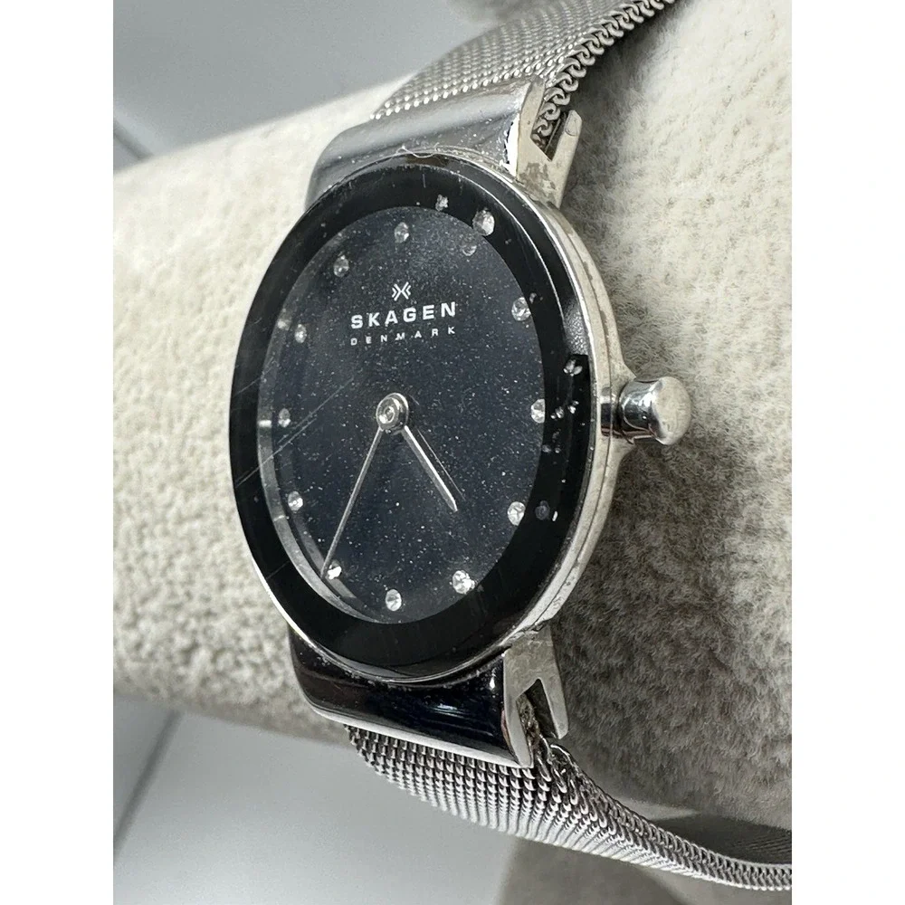 Skagen 358SSSBD New‎ Battery Ladies Watch 26MM 7.5